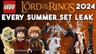 EVERY LEGO Lord Of The Rings Summer 2024 Wave Set Leak LOTR IS BACK [upl. by Acissey412]