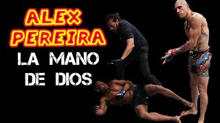 La mano de DIOS de Alex Pereira que DESTRUYÓ a Jamahall Hill  full highlights UFC [upl. by Cairistiona638]