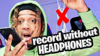 How To Record Vocals in VOLOCO without HEADPHONES amp Boost Tracks 🚀🚀🚀 Unlock Voloco Cheat Code [upl. by Damaris294]