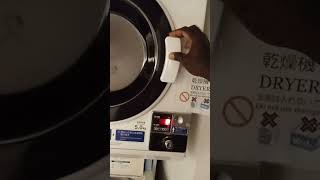 Coin washer in Tokyo washing machine highlights automobile follow technology [upl. by Nayr]