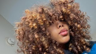 NEW CURLY HAIR ROUTINE  FIRST TIME USING MIZANI HAIR PRODUCTS [upl. by Scammon]