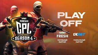 NITRO FRESH CPL CS2 SEASON 4  PLAY OFF [upl. by Anaylil]