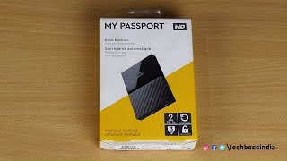 Best 2TB External Hard Disk  Unboxing and Review WD My Passport 2TB External Hard Drive [upl. by Diana]