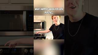 What Happens When You Boil Plastic… caln cooking challenge [upl. by Bloxberg]