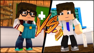 MINECRAFT RICO VS POBRE NA ESCOLA MACHINIMA [upl. by Leitnahs]