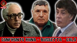 CONFRONTO Totò RiinaPippo Calò e Tommaso BUSCETTA [upl. by Ylrrad]