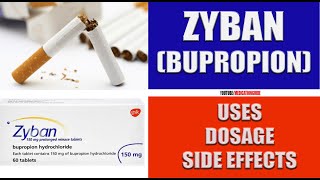 ZYBAN Bupropion  Uses Dosage Side Effects and more health viral sideeffects [upl. by Assirehs271]