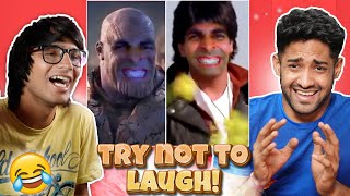 TRY NOT TO LAUGH WITH souravjoshivlogs7028 😂 FUNNY MEMES [upl. by Akila]