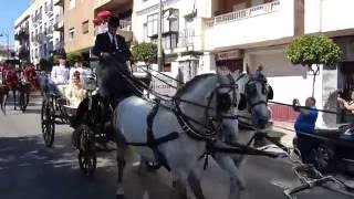 Paseo de Carruajes de los Toreros y Damas Goyescas Corrida Goyesca Ronda 2016 [upl. by Eilsek]