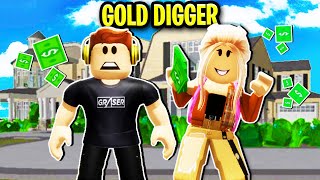 Gold Digger Has A Crush On Me In Roblox Brookhaven 💖🤑 [upl. by Stark235]