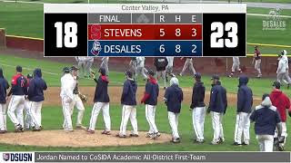 DeSales Baseball vs Stevens 5921  Game 2 MAC Playoff Semifinals [upl. by Rohpotsirhc822]