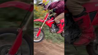 Flying on a new CRF150R [upl. by Nallac]