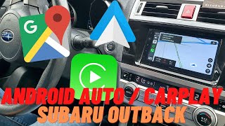 Radio z bezprzewodowym Android Auto i CarPlay do Subaru Outback Pioneer SPH DA360DAB [upl. by Edahs]