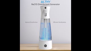 ALTHY Electrolyzed Water Disinfectant Generator [upl. by Nicolina]