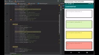 Android Studio Tutorial  EditText  Multiple EditText Boxed Design [upl. by Tocs]