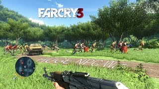 Far Cry 3  HUGE NPC War – Far Cry 3 Editor Battle [upl. by Pugh]