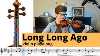 Long Long Ago violin playalong Suzuki book 1 [upl. by Suanne647]