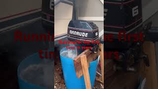 1994 Evinrude 6hp lifeisbetteronaboat [upl. by Rolat]