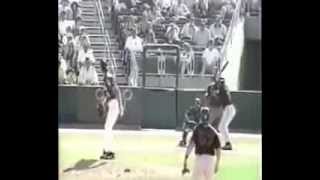 Randy Johnson Hits a Bird [upl. by Earehs]