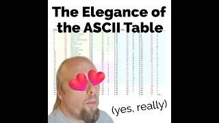 The Elegance of the ASCII Table [upl. by Killam]