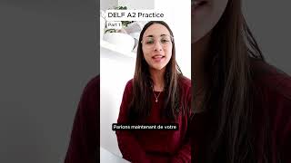 DELF A2 Practice  Speaking Test  Learn To French shorts [upl. by Bekah265]