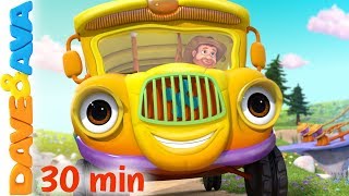 🚌 Wheels on the Bus Song amp More Nursery Rhymes from Dave and Ava 🚌 [upl. by Abbey]