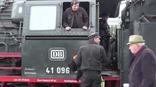 Dampflok 41 096 in PuttgardenFehmarn am 2552013 [upl. by Laeynad]