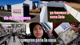 Dia De Mudanza 🚨 Ya Construyeron La Cerca 🏡Muchas Compras  Primer Despensa 🛒 [upl. by Enitnemelc]