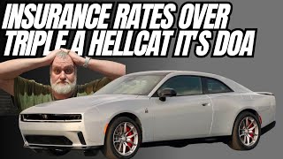 Insurance Rates Triple On Dodge And Jeep EV Over A Gas Hellcat These EV Are DOA [upl. by Nonnahc]