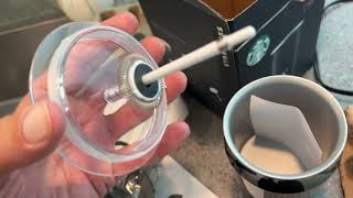 Unboxing the Starbucks Verismo Milk Frother [upl. by Peednam]