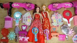 hello kitty toys ASMR videosatisfying with unboxing barbie doll mekeup toyssanrioKitchen set [upl. by Messere198]