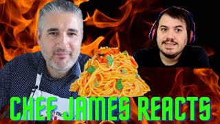 Chef James EXPOSES Vincenzos Marinara Sauce Reaction Video [upl. by Stig827]