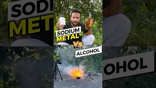 Alcohol and sodium ashusir scienceandfun experiment chemistry shorts [upl. by Sonni]