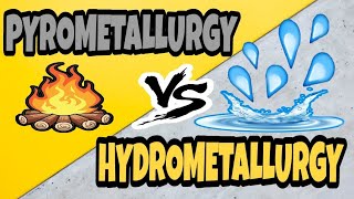 HYDROMETALLURGY amp PYROMETALLURGY  Metallurgy Class 12  JEE NEET Chemistry shorts [upl. by Aicenek116]