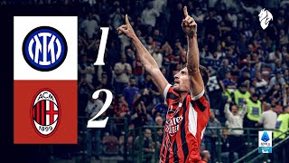 Pulisic amp a late Gabbia winner  Rossoneri win derby  Inter 12 AC Milan  Serie A Highlights [upl. by Hayalat]