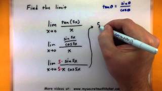 Calculus  How to find trigonometric limits using sinxx [upl. by Phil677]