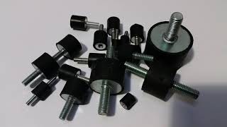 M3 M4 M5 M6 M8 Rubber Anti Vibration Mounts In Stock [upl. by Napas]