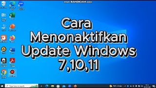 Cara Terbaru Menonaktifkan Update Windows 1110 dan 7 [upl. by Pratt]