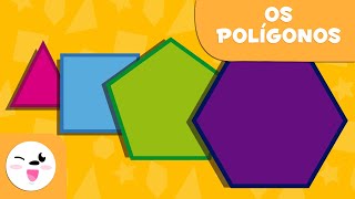 Os polígonos  Geometria para crianças [upl. by Chaffinch823]