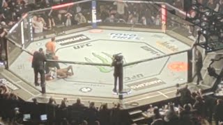 derrick lewis vs tai tuivasa KO with Crowd reaction ufc271 [upl. by Seymour]