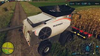 S96 Gleaner Super Series Harvesting Corn Farming Simulator 22 [upl. by Indnahc]