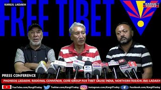 PC Phonsok Ladakhi Regional Convenor Core Group for Tibetan CauseIndia Free Tibet [upl. by Atnovart]