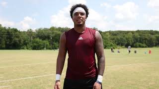 ULM Football Fall Camp Day 5 PostPractice Interviews [upl. by Shult]