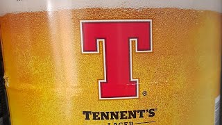 Tennents Lager 4 SCOTLAND 🏴󠁧󠁢󠁳󠁣󠁴󠁿 Perfectdraft [upl. by Dibri975]