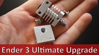 Ender 3 Ultimate Upgrade For Abrasive and High Temp Filament  Micro Swiss AllMetal [upl. by Kerwinn]