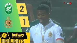 Amazulu F C vs Royal A m  Betway Premiership League  Highlights [upl. by See]