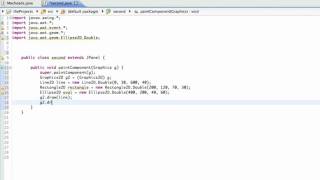 Java GUI Lesson 10  Drawing Graphics [upl. by Adnawaj200]