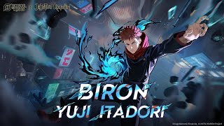 Yuji Itadori  Biron Skin Preview  Honor of Kings x Jujutsu Kaisen Collaboration [upl. by Aillemac]