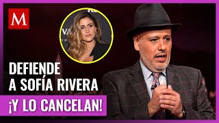 René Franco se burla de la cancelación de Sofía Rivera Torres y redes estallan contra él [upl. by Ramak]