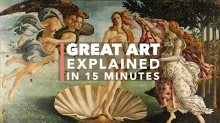 The Birth of Venus by Botticelli Great Art Explained [upl. by Oznarol609]